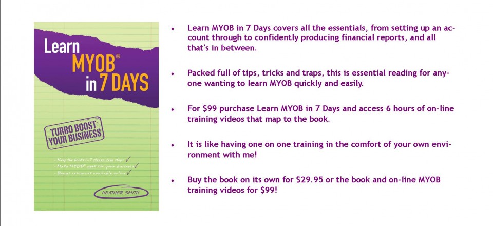 Learn MYOB in 7 Days Learn MYOB in 7 Days