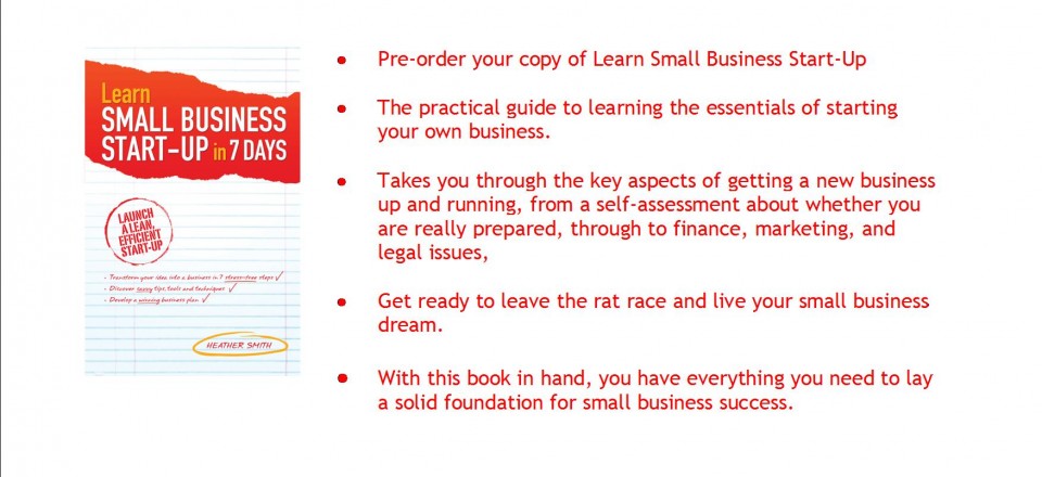 Learn Small Business Start-Up in 7 Days Learn Small Business Start-Up in 7 Days